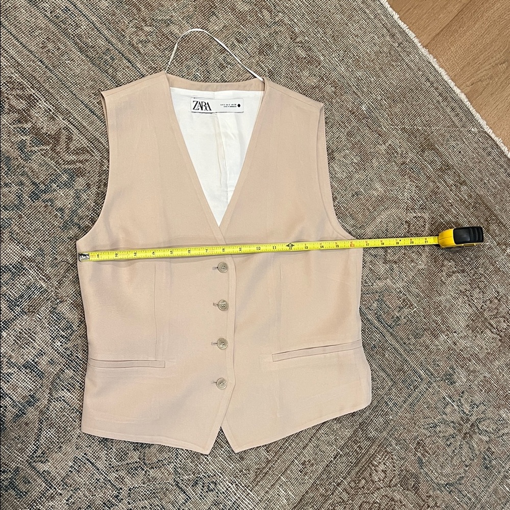Taupe Zara vest - Picture 6 of 7